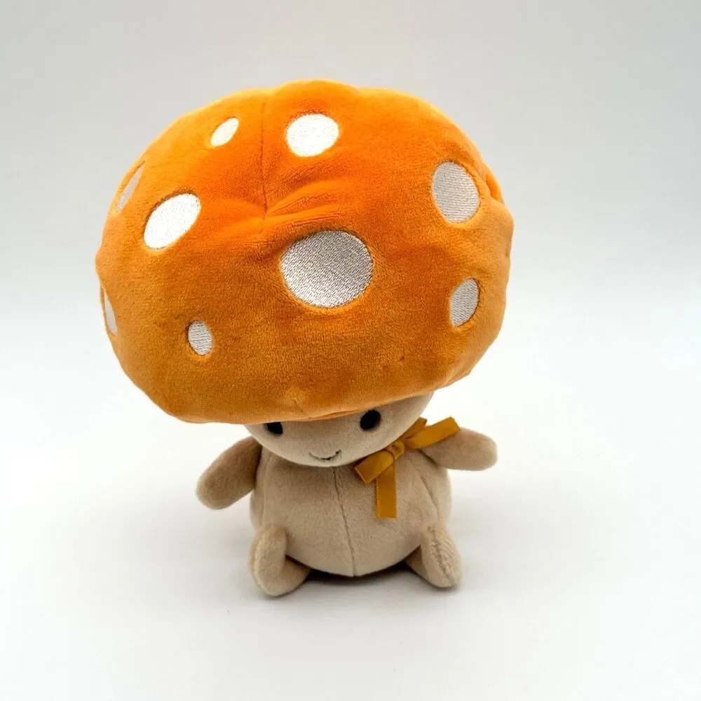 Jellycat Fun-Guy Ozzie Mushroom Orange Retired Plush Fungi Fall Stuffed Collect